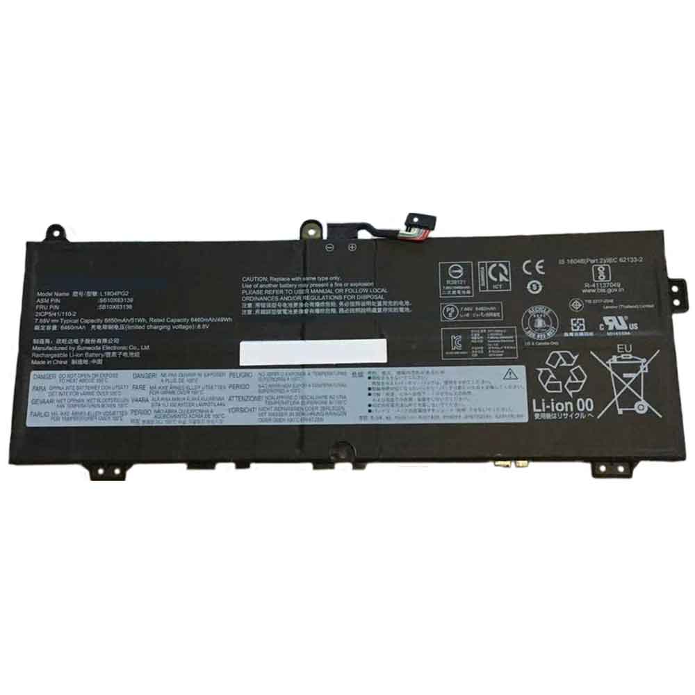 7.68V 6460mAh L19D4PG2 Laptop Battery for Lenovo Flex 5 1470 1570