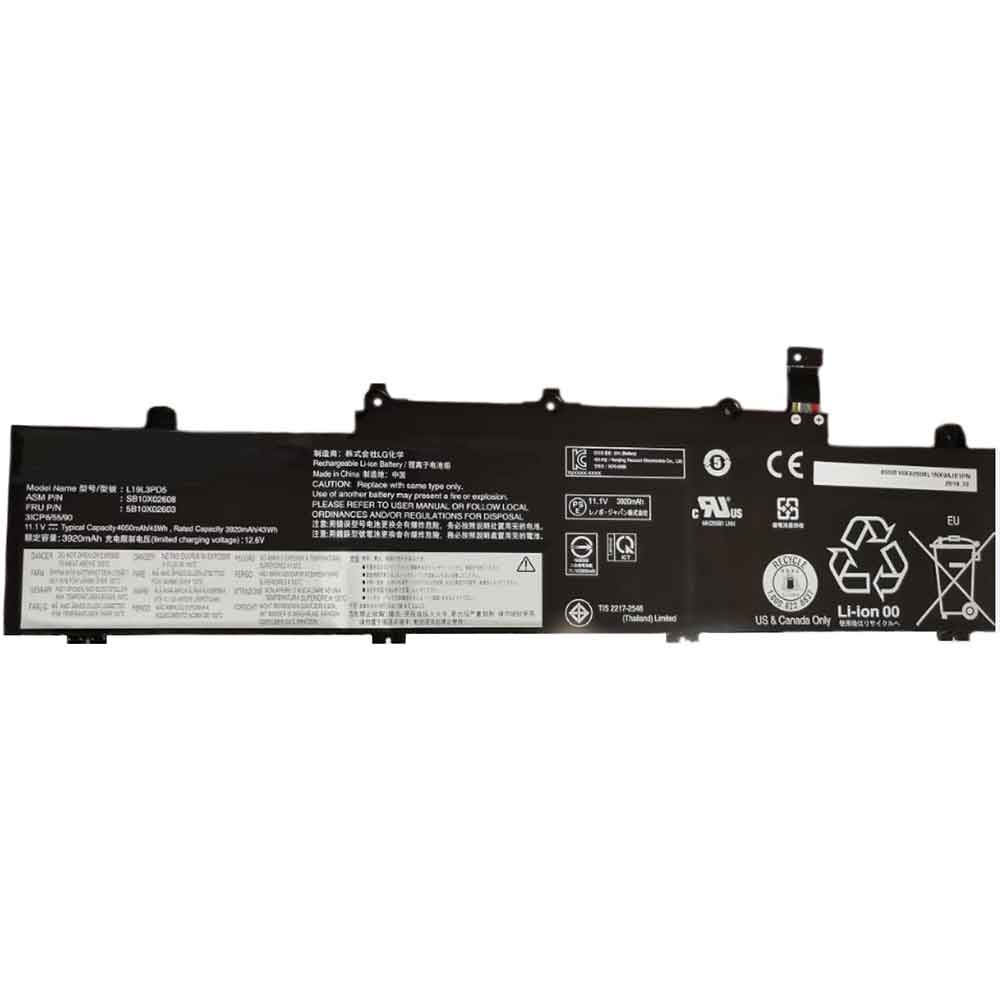 11.1V 3920mAh L19L3PD5 Laptop Battery for Lenovo ThinkPad E14 Gen 2 20T6 20TA