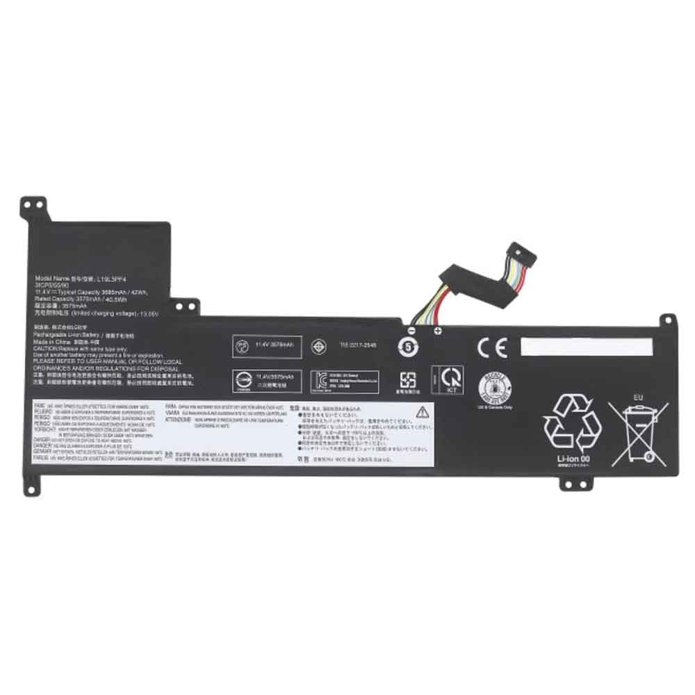 11.4V 3685mAh L19L3PF4 Laptop Battery for Lenovo Ideapad 3-17IML S350 5B10W89839