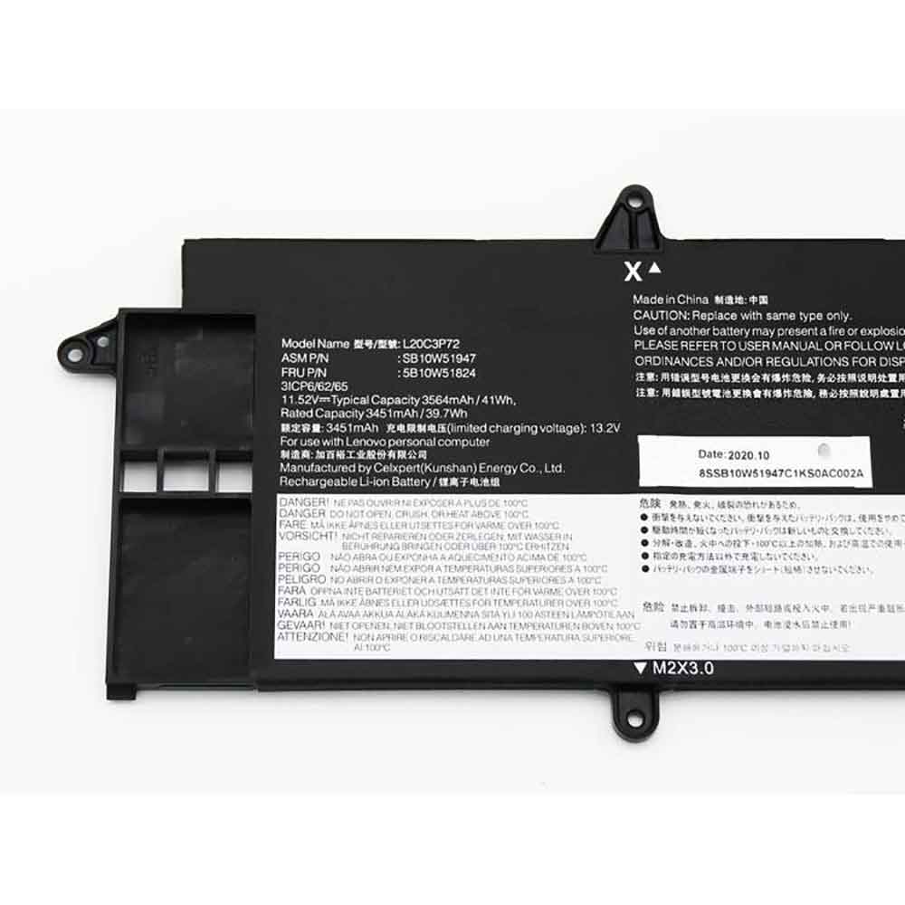 Lenovo ThinkPad X13 Gen 2 20XH 20XJ battery