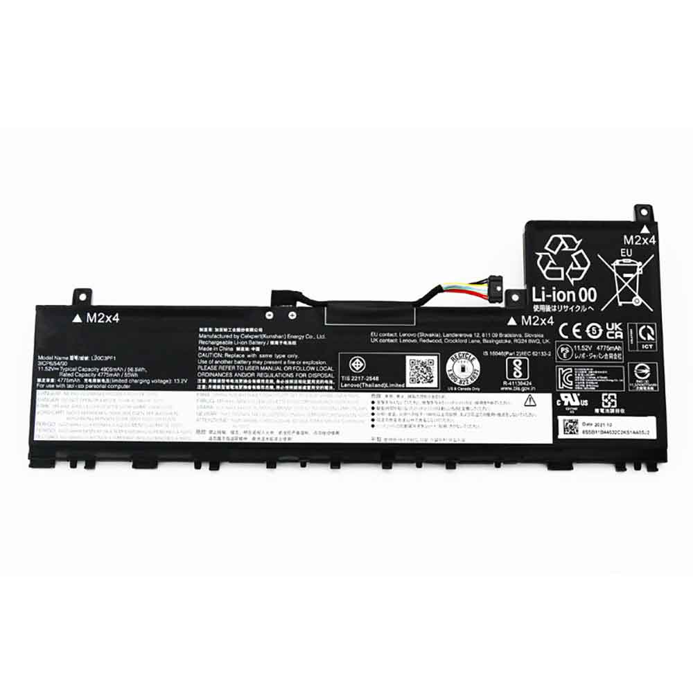 11.52V 4905mAh L20M3PF1 Laptop Battery for Lenovo IdeaPad 5 Pro