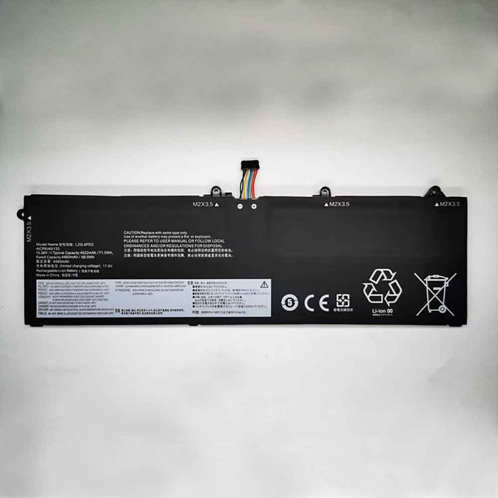 15.36V 71Wh L20M4PD3 Laptop Battery for Lenovo R9000X 2021R ThinkBook 16p Gen2