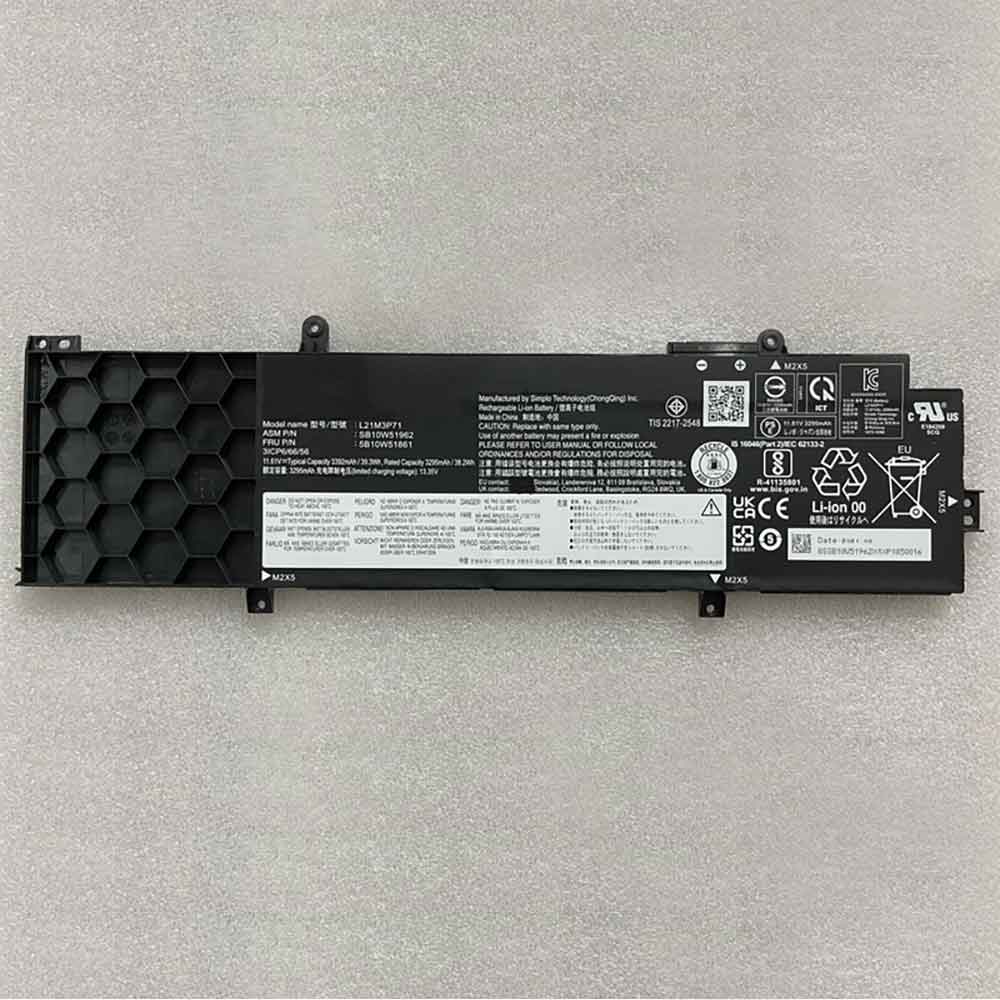 11.6V 3392mAh L21C3P71 Laptop Battery for Lenovo Thinkpad T14 GEN3