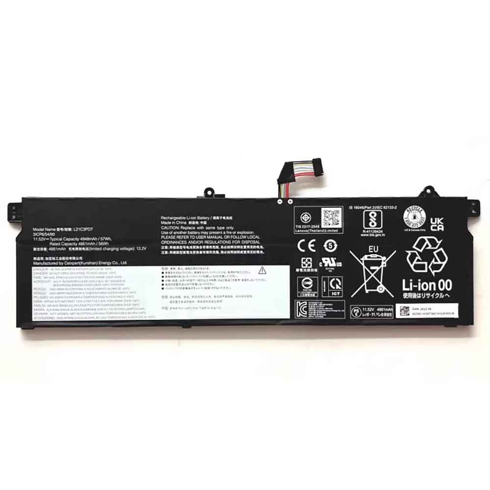 11.52V 4861mAh L21M3PD7 Laptop Battery for Lenovo ThinkBook 16 G4+ IAP