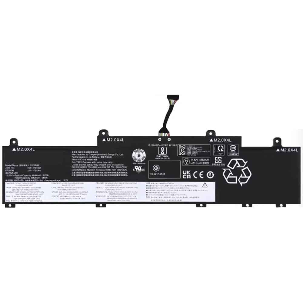 11.52V 4862mAh L21C3PG2 Laptop Battery for Lenovo ThinkPad C14 Gen 1