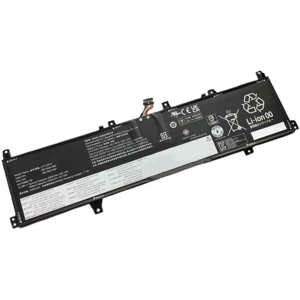 15.48V 4355mAh L21C4P75 Laptop Battery for Lenovo L21C4P75