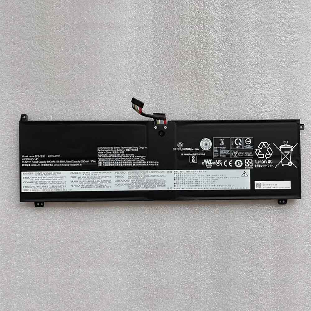 15.52V 6250mAh L21C4PE1 Laptop Battery for Lenovo Y9000X R9000X 2022