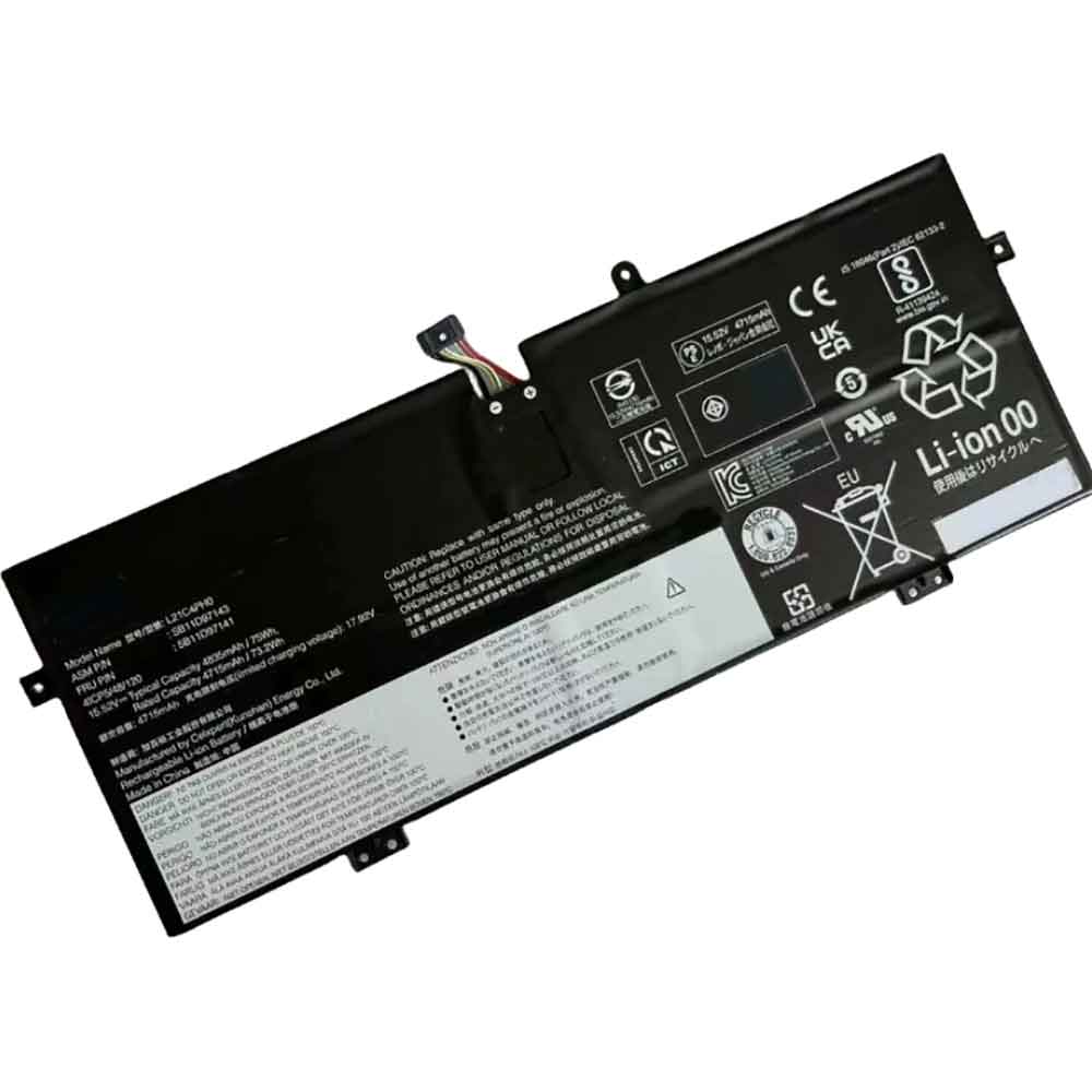15.52V 4715mAh L21C4PH0 Laptop Battery for Lenovo Yoga Air 14c IAP7 2022