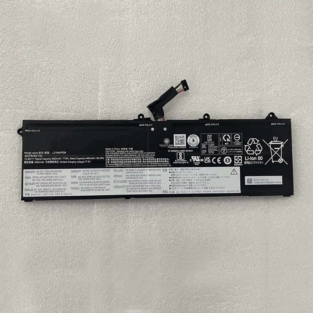 15.36V 4460mAh L21M4PD8 Laptop Battery for Lenovo ThinkBook 16 G4+ IAP ARA