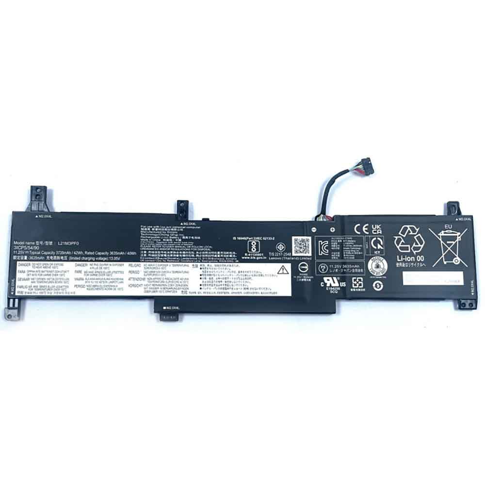 11.25V 3635mAh L21M3PF0 Laptop Battery for Lenovo IdeaPad 14 ALC7 15 IAU7
