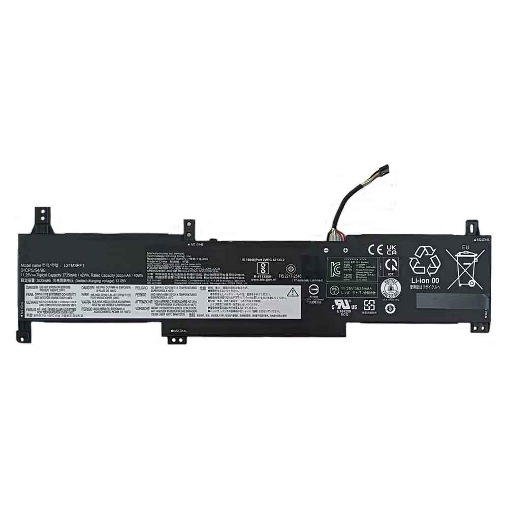 11.25V 3635mAh L21M3PF1 Laptop Battery for Lenovo IdeaPad 14 ALC7 2022