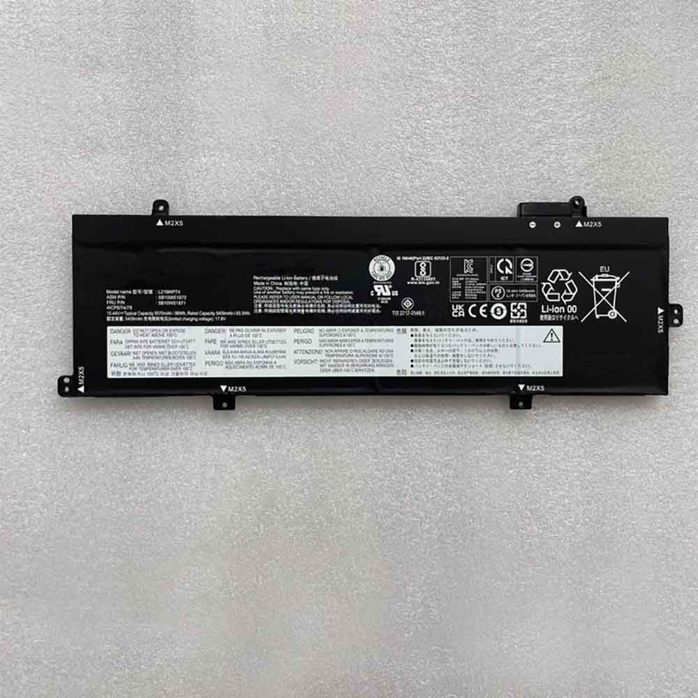15.44V 5409mAh L21M4P74 Laptop Battery for Lenovo SB10W51972 5B10W51871