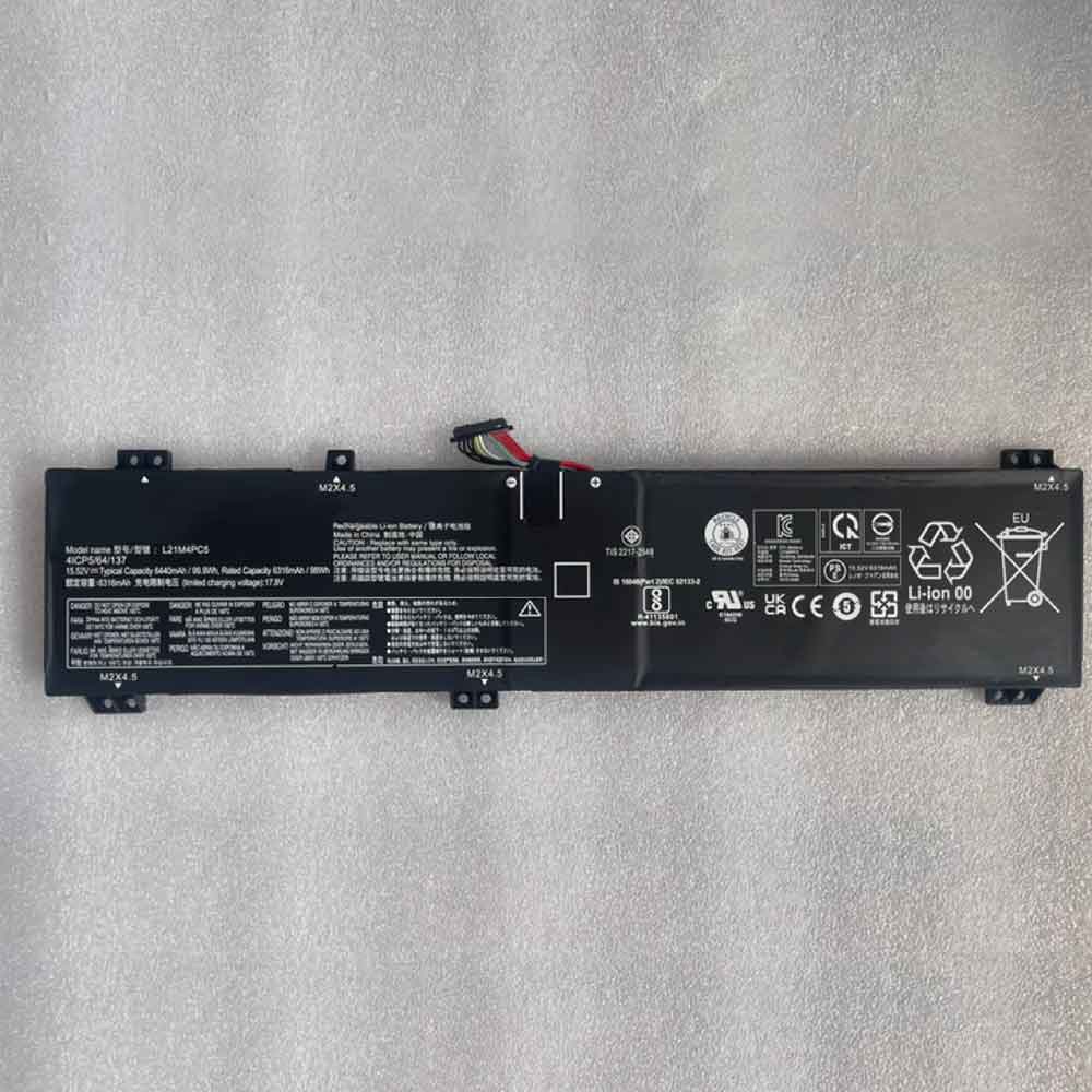 15.52V 6316mAh L21M4PC5 Laptop Battery for Lenovo L21M4PC5 L21C4PC5 L21L4PC5