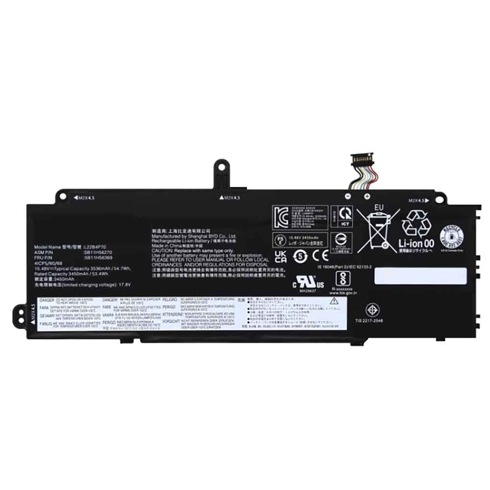 15.48V 3450mAh L22B4P70 Laptop Battery for Lenovo Thinkpad X13 Gen 4