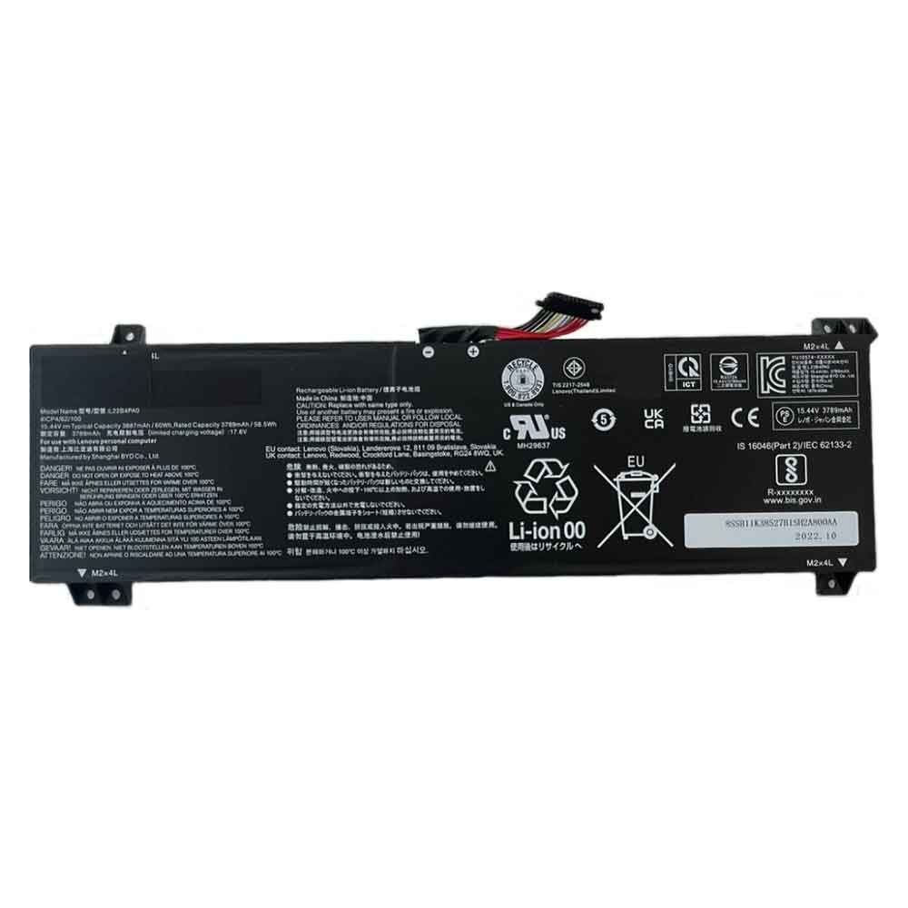 15.44V 3887mAh L22B4PA0 Laptop Battery for Lenovo L22B4PA0