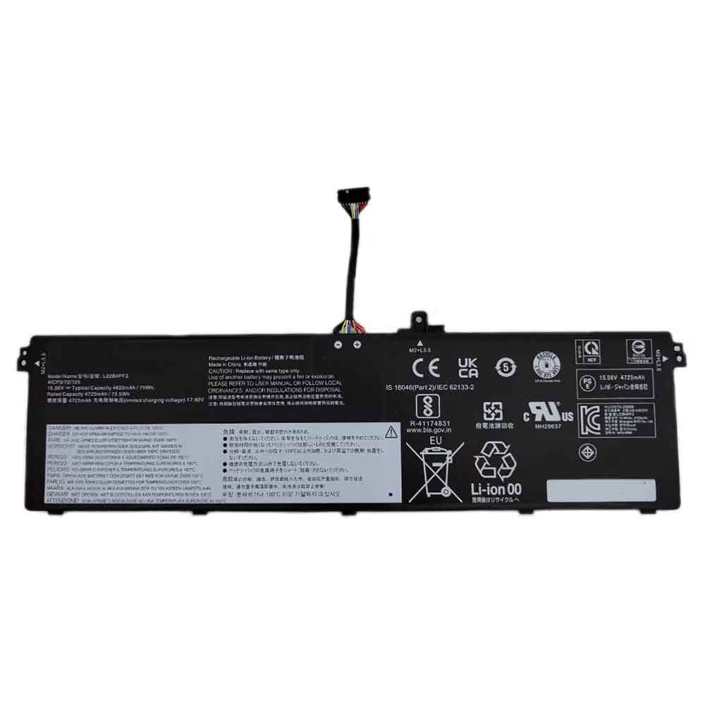 15.56V 4822mAh L22B4PF3 Laptop Battery for Lenovo IdeaPad Pro 5 14IRH8 14APH8
