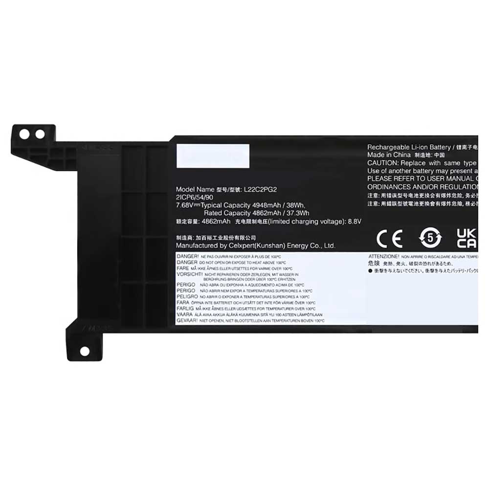 7.68V 4948mAh L22C2PG2 Laptop Battery for Lenovo ThinkPad V14 V15 Gen4