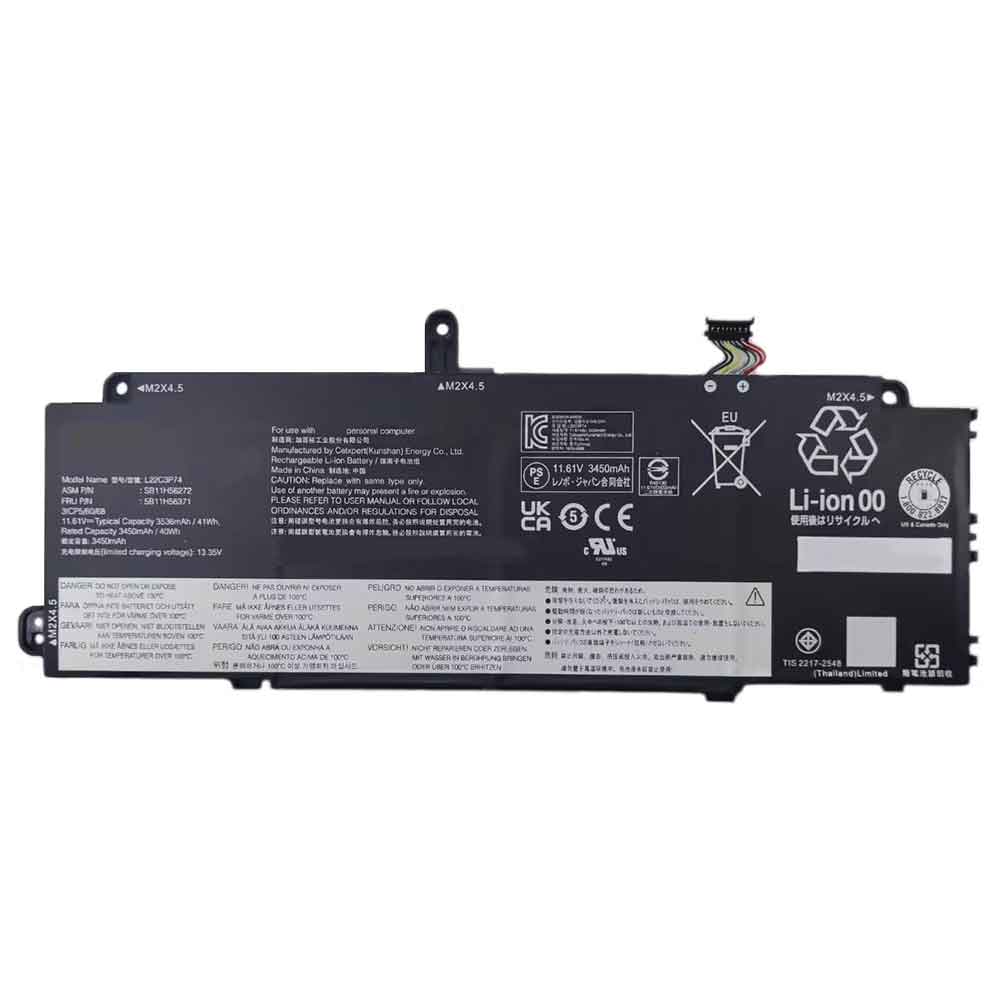 11.61V 3536mAh L22C3P74 Laptop Battery for Lenovo SB11H56272 5B11H56371