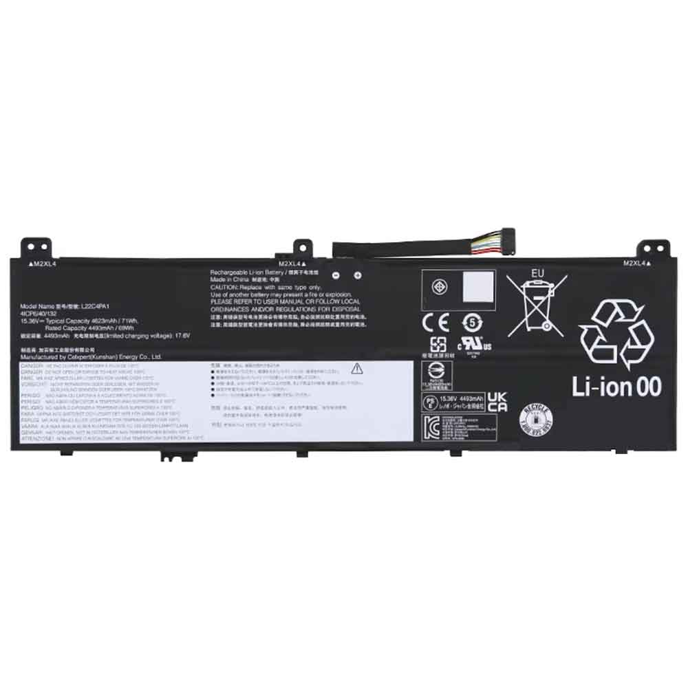 15.36V 4623mAh L22C4PA1 Laptop Battery for Lenovo Yoga 7 14ARP8 14IRL8 16IRL8