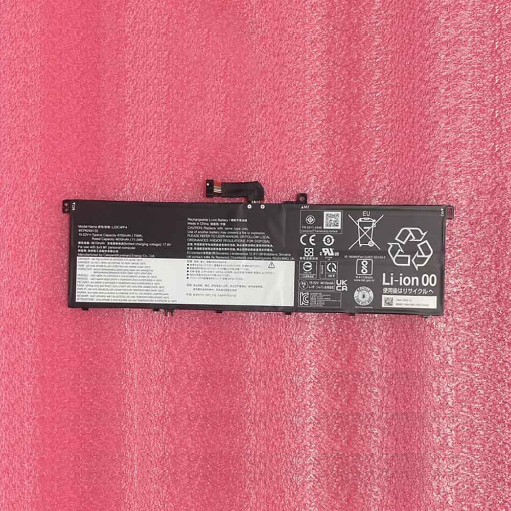 15.52V 4705mAh L22C4PF4 Laptop Battery for Lenovo ThinkBook 2023