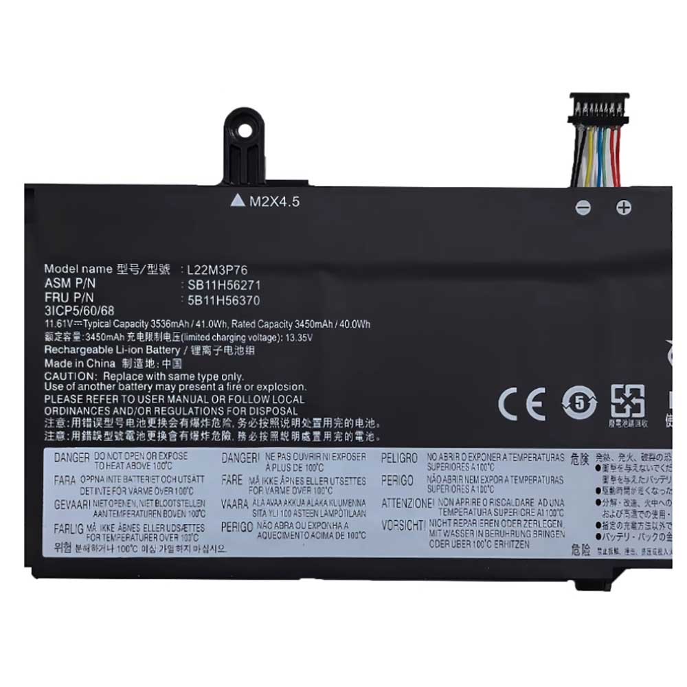 11.61V 3536mAh L22L3P76 Laptop Battery for Lenovo ThinkPad X13 Gen 4