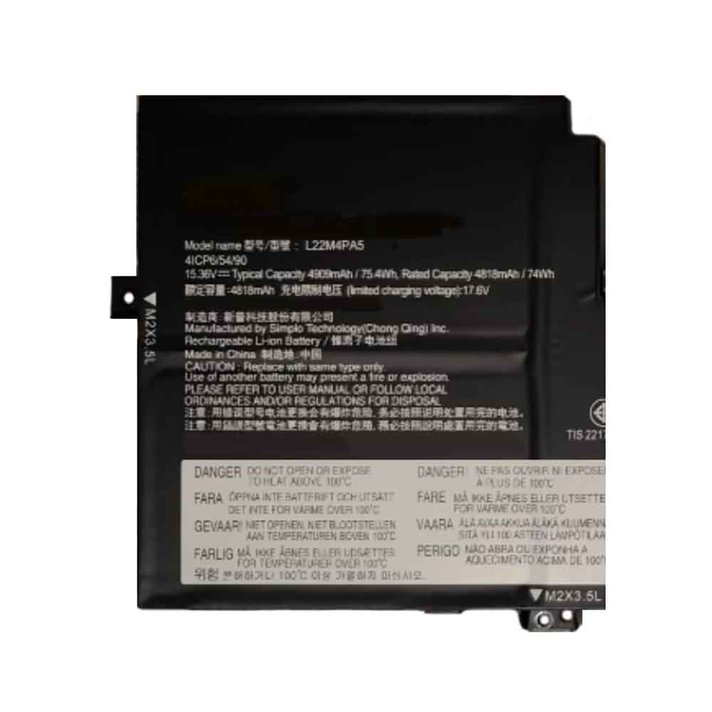 Lenovo L22D4PA5 L22C4PA5 L22M4PA5 battery