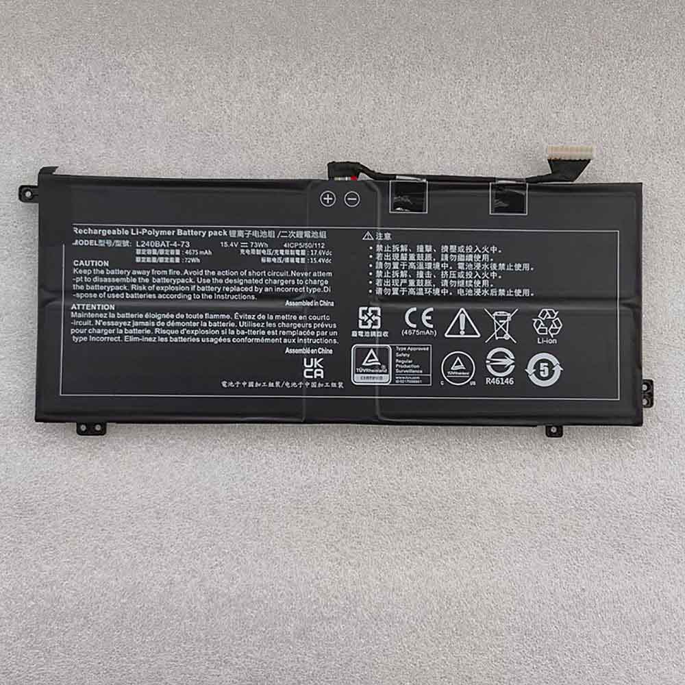 15.4V 4675mAh L240BAT-4-73 Laptop Battery for Hasee L240BAT-4-73