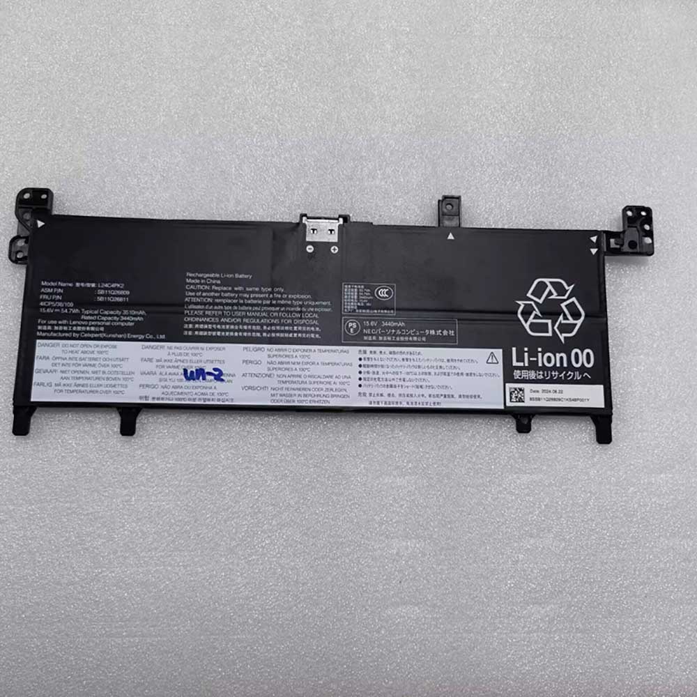15.6V 3510mAh L24C4PK2 Laptop Battery for Lenovo 5B11Q26811