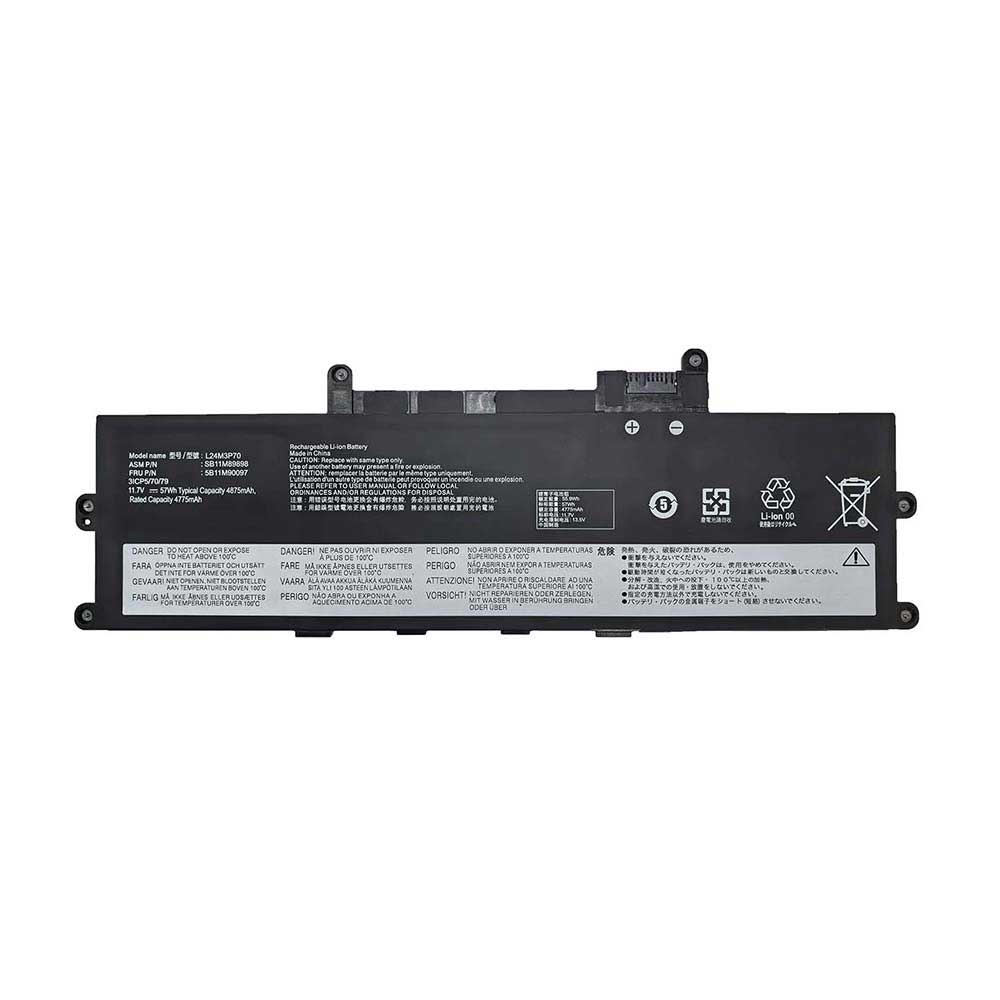 11.7V 4875mAh L24M3P70 Laptop Battery for Lenovo ThinkPad X1 Carbon 13th Gen