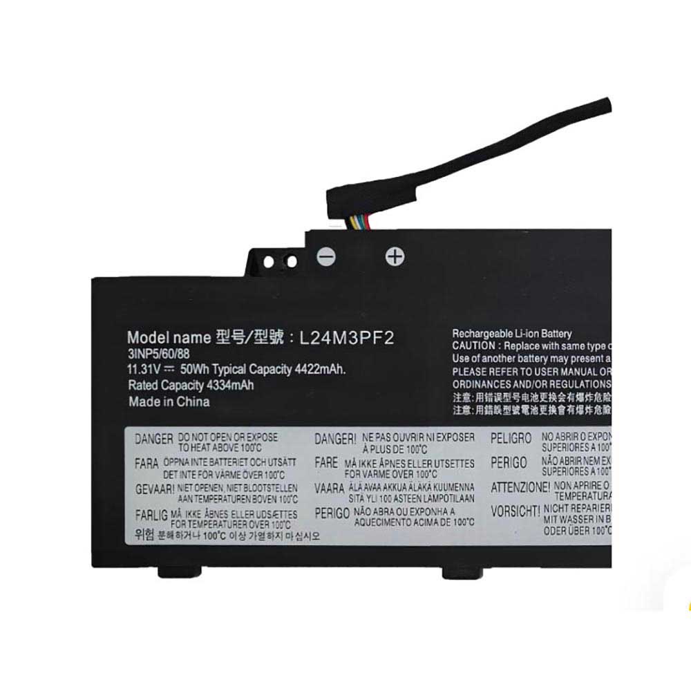 11.31V 4422mAh L24M3PF2 Laptop Battery for Lenovo L24M3PF2