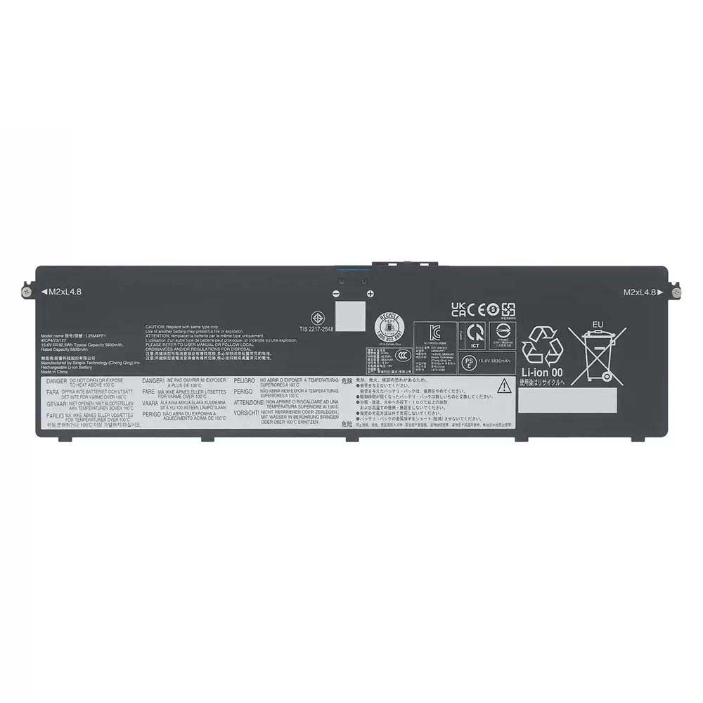 15.6V 5930mAh L25M4PF1 Laptop Battery for Lenovo Yoga Pro 9i 16IPH11