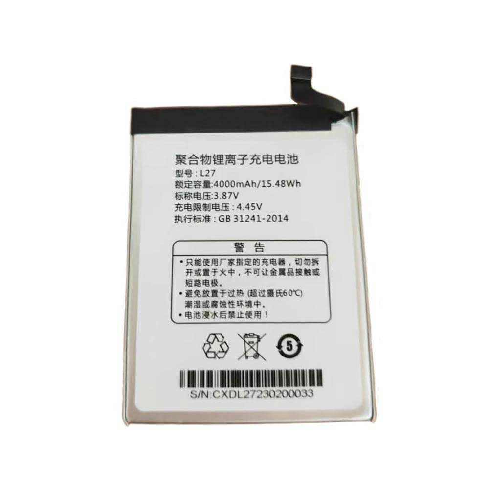 3.87V 4000mAh L27 Smartphone Battery for Gionee L27