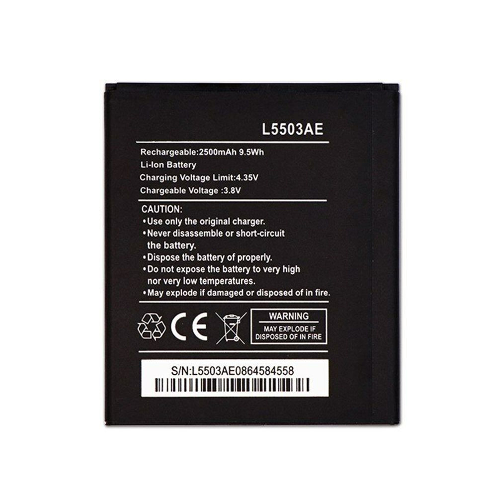 3.8V/4.35V 2500mAh/9.5WH Wiko L5503AE Replacement Battery