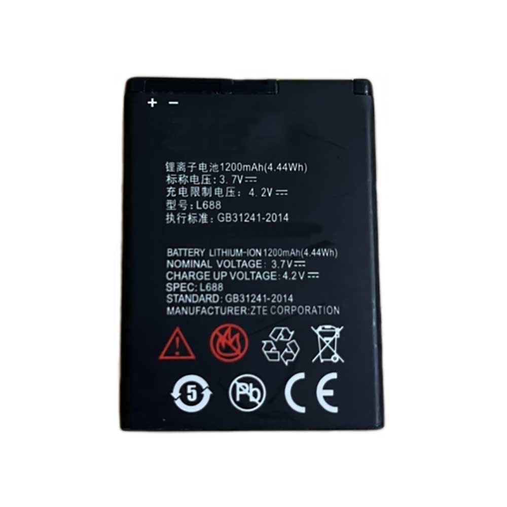 3.7V 1200mAh L688 Smartphone Battery for ZTE L688