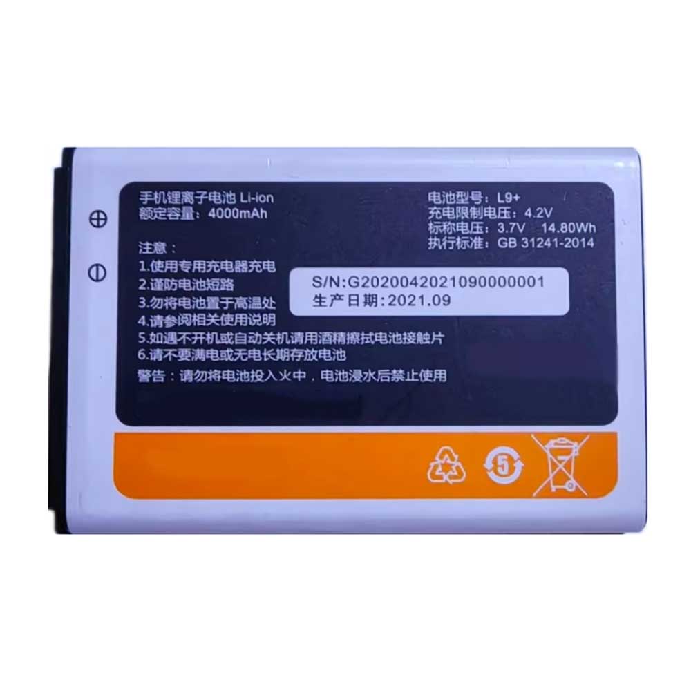 3.7V 4000mAh L9+ Smartphone Battery for Gionee L9+