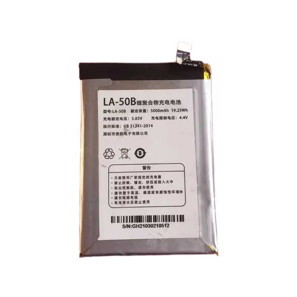 3.85V 5000mAh LA-50B Smartphone Battery for Gionee M3 Ti13