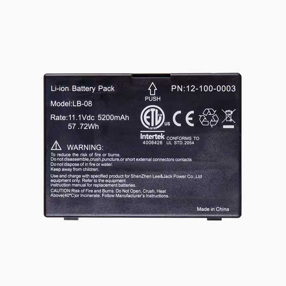 11.1V 5200mAh LB-08 Medical Battery for Biolight 12-100-0003
