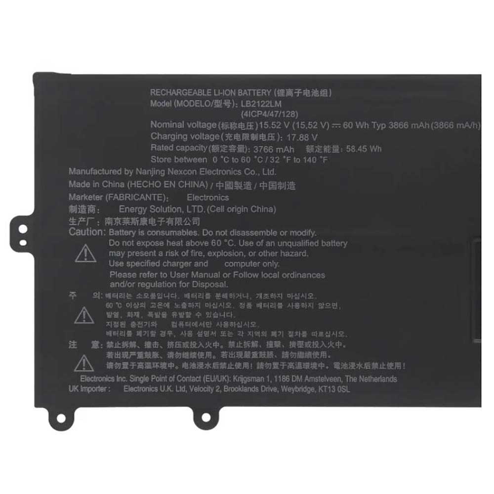15.52V 3866mAh LB2122LM Laptop Battery for LG Gram 17 17Z90S-G 15Z90RT