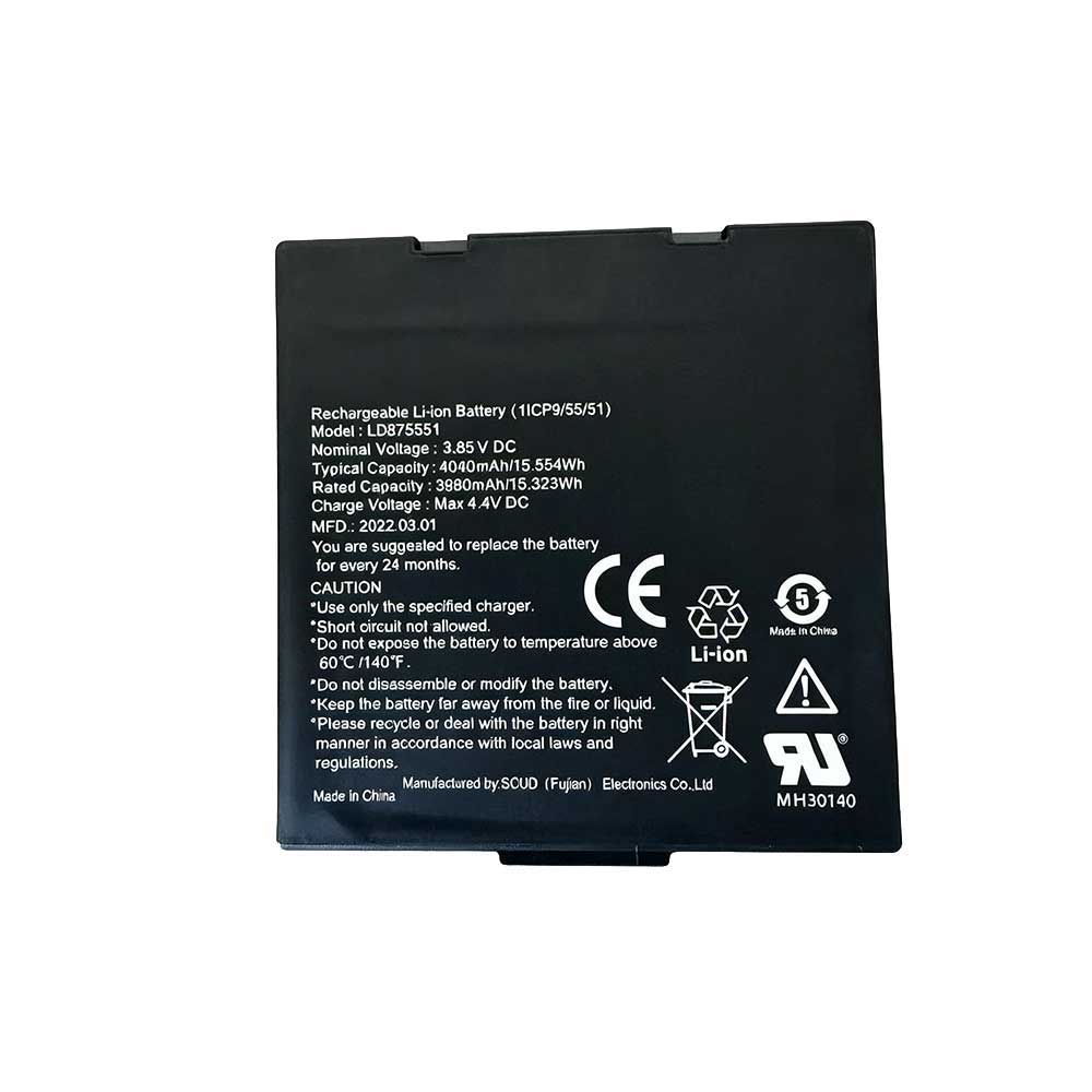 3.85V 4040mAh LD875551 POS Terminals & Machines for Ingenico AXIUM DX4000 DX8000