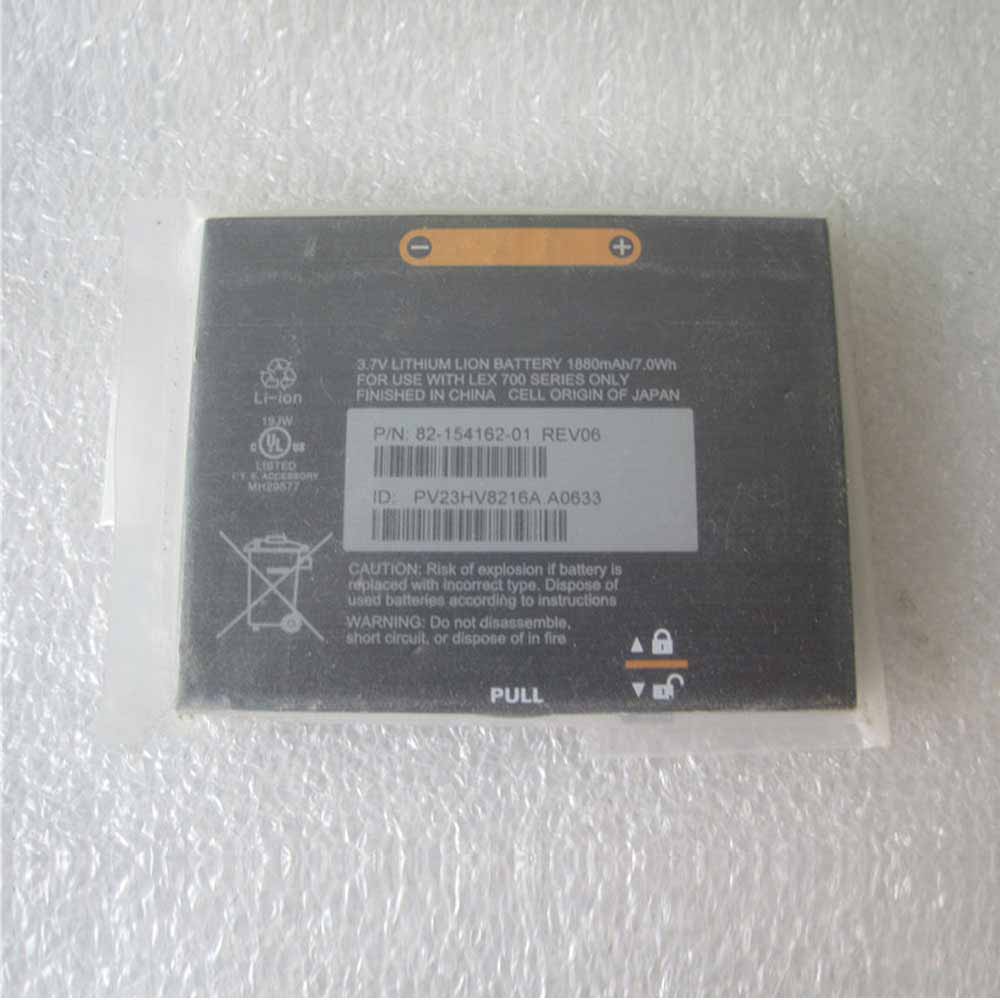 3.7V 1880mAh/7.0WH 82-1541562-01 Barcode Scanners Battery for Motorola LEX700