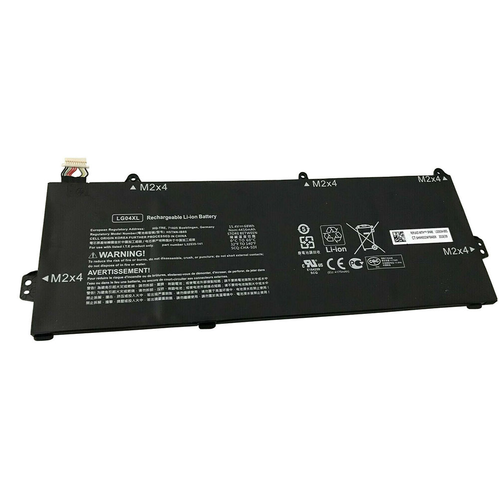 15.4V 68Wh LG04XL Laptop Battery for HP LG04068XL HSTNN-IB8S L32535-141 L32654-005 L32535-1C1