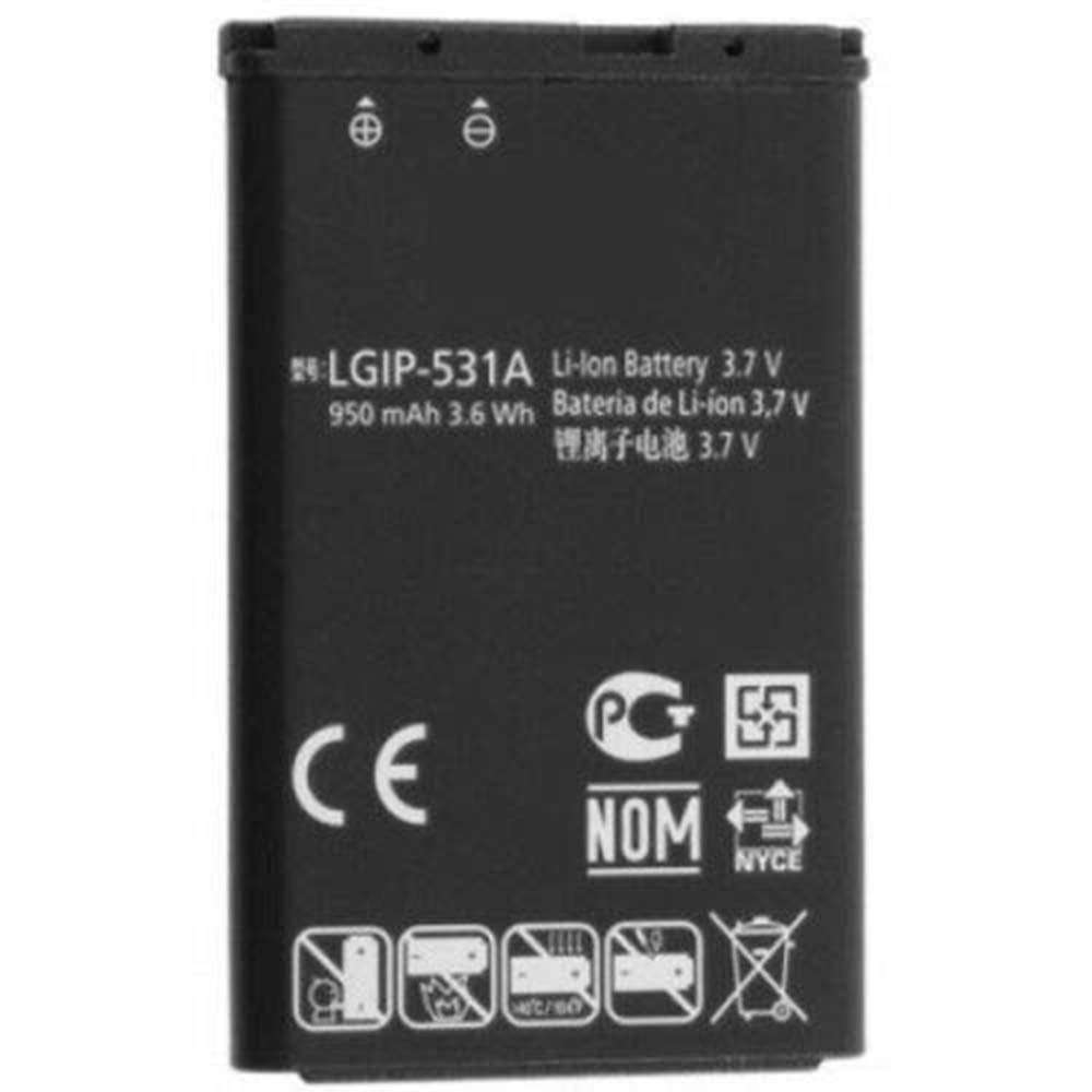 3.7V 950mAh/3.6WH LG KX190 KX191 KX216 KX218 KU250 T500 Replacement Battery