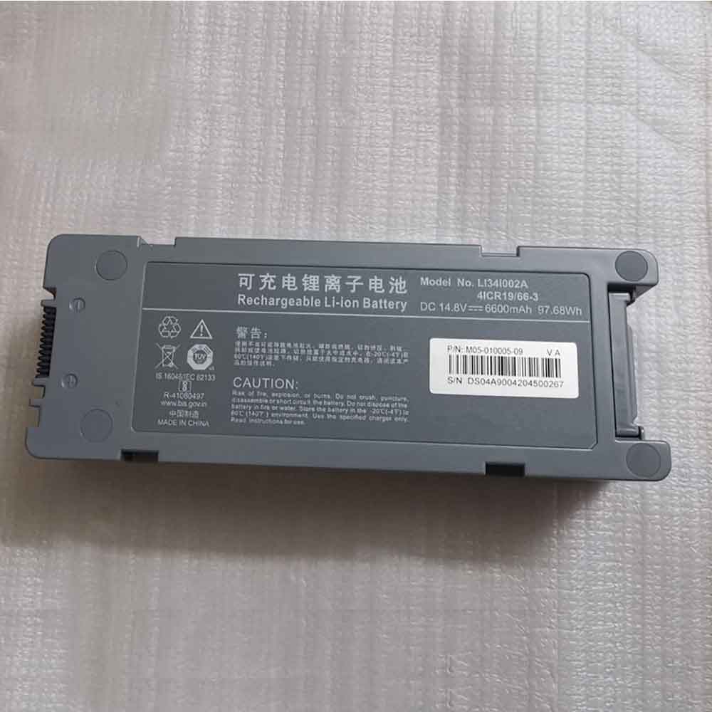 14.8V 6600mAh 97.68Wh Mindray BeneHeart D6 Z5 Z6 DP-50 DP-50T DP-50Vet Replacement Battery