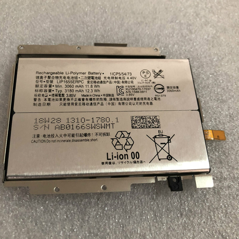 3.85V/4.40V 3060mAh/11.8WH Sony Xperia XZ2 Plus Replacement Battery