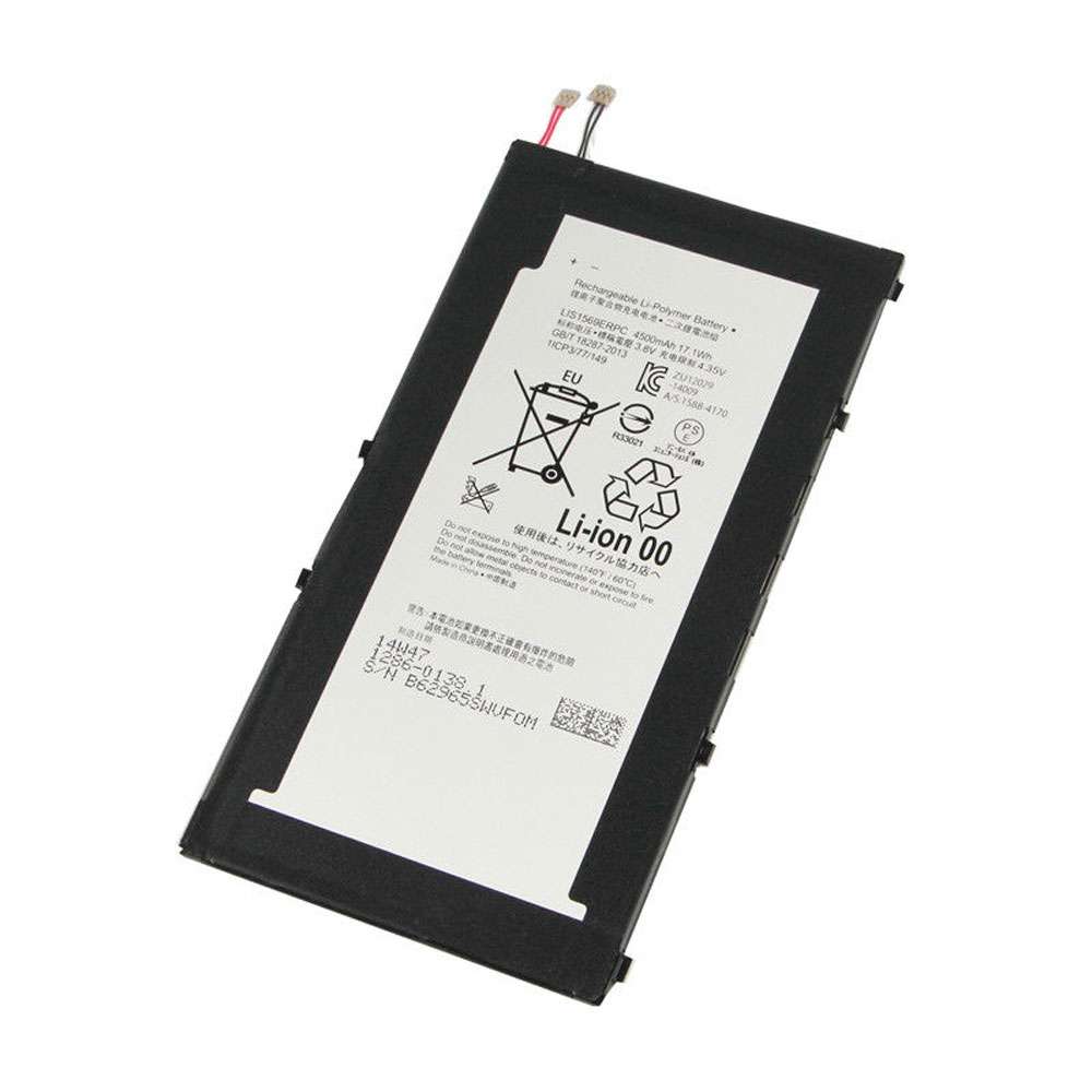 3.8V/4.35V 4500mAh/17.1wh LIS1569ERPC Tablet Battery for Sony Xperia Tablet Z3 SGP611 SGP612 SGP621