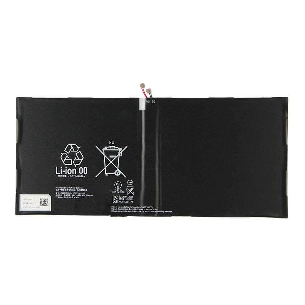 3.8V 6000mAh/22.8Wh LIS2206ERPC Tablet Battery for Sony Xperia Tablet Z2 SGP541CN