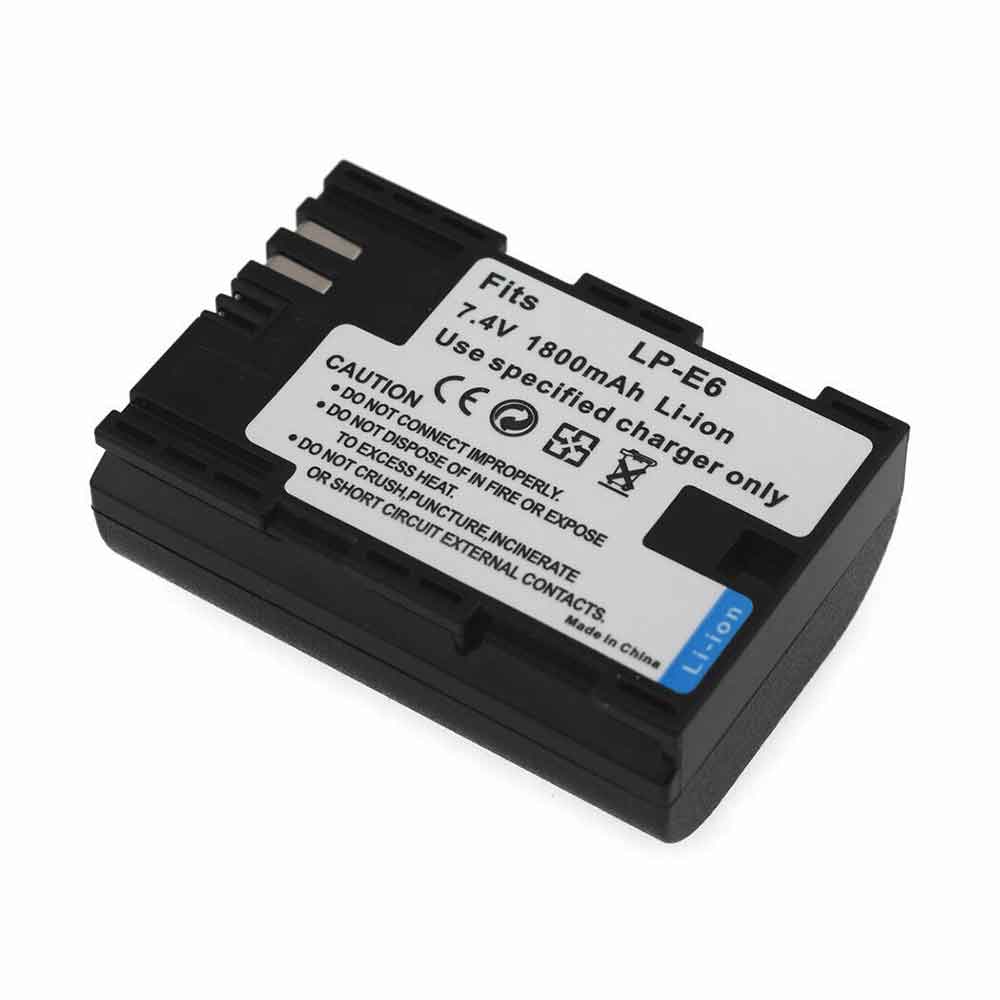 7.4V 1800mAh LP-E6 Camera Battery for Canon EOS 60D 70D 80D