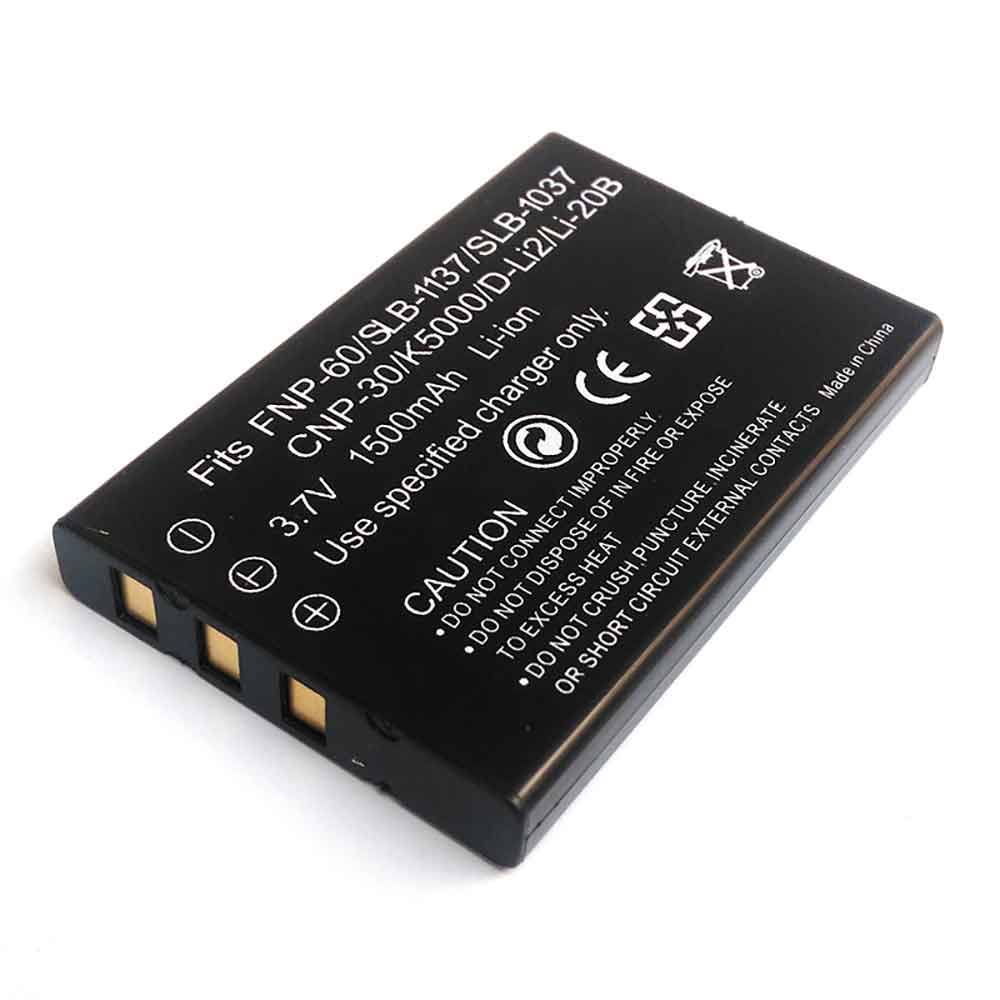 3.7V 1500mAh FNP-60 Camera Battery for Toshiba CAMILEO S10