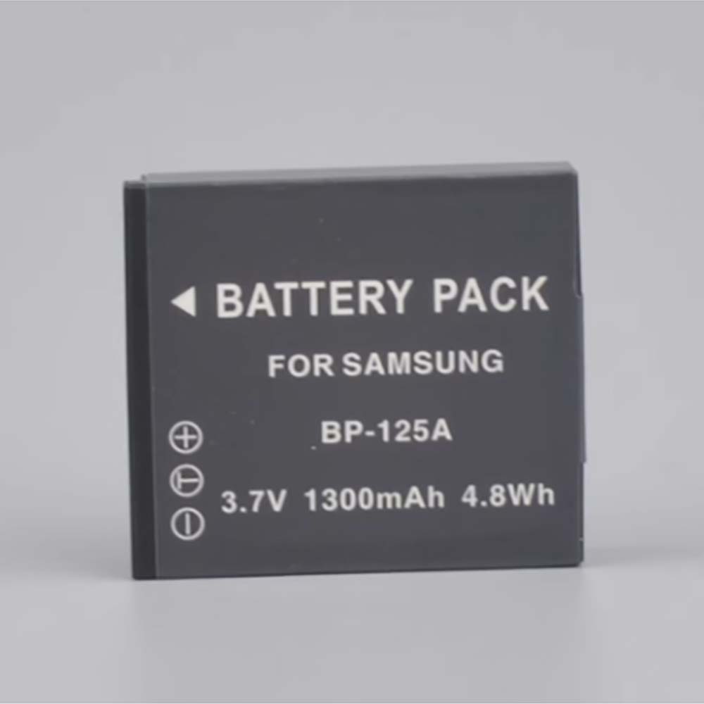 3.7V 1300mAh BP125A Camera Battery for Samsung HMX-M20 M20BN M20SN