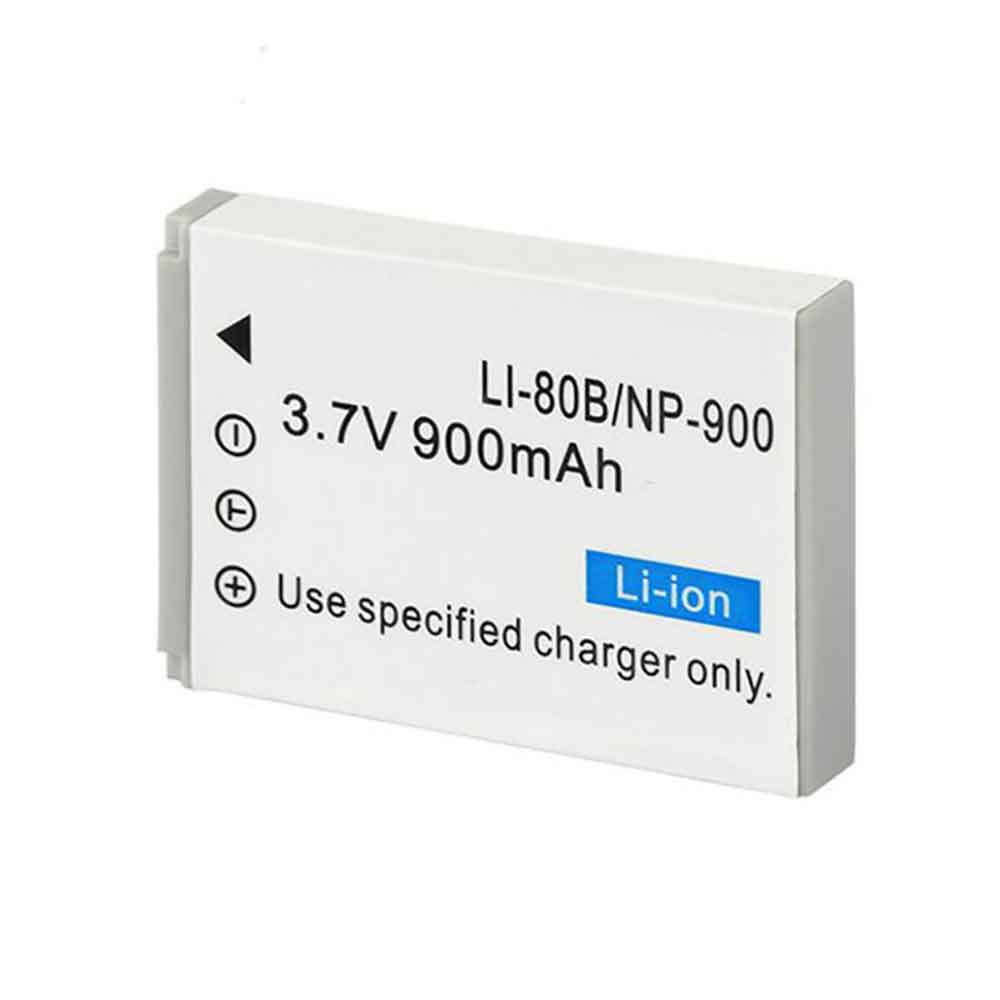 3.7V 900mAh LI-80B Camera Battery for Olympus T-100 T-110 T100 T110 X36 X960 80B